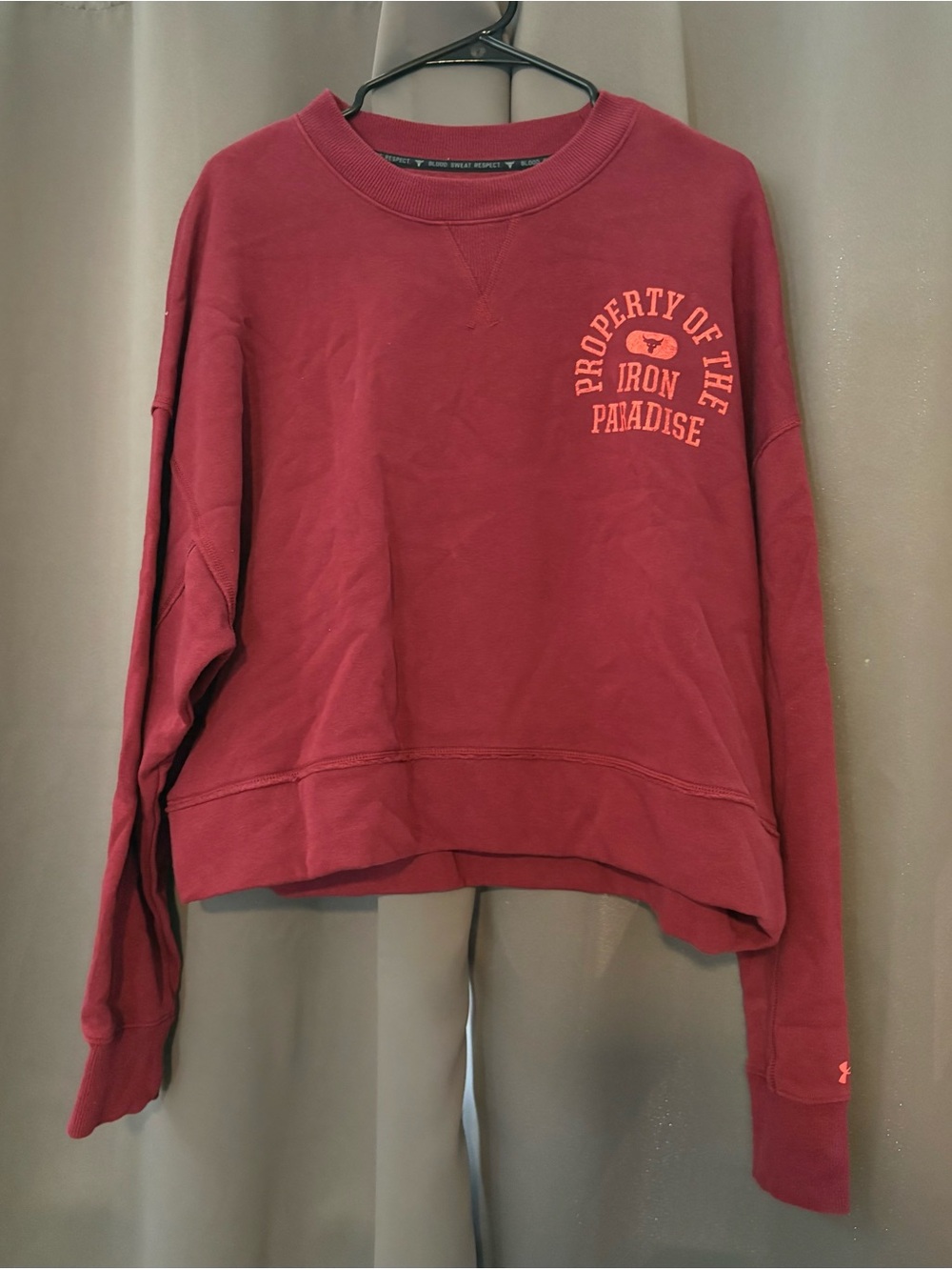 Women Under Armour The Rock Collection Crew Neck Sweatshirt
